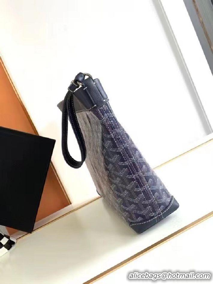 Top Design Goyard Original Conti Clutch Bag 8811 Navy Blue