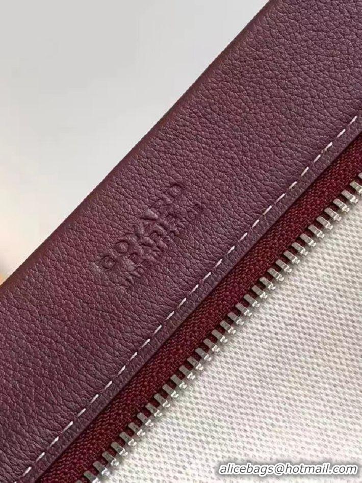 Traditional Discount Goyard Original Conti Clutch Bag 8811 Burgundy