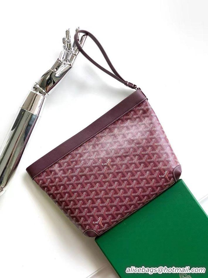 Traditional Discount Goyard Original Conti Clutch Bag 8811 Burgundy