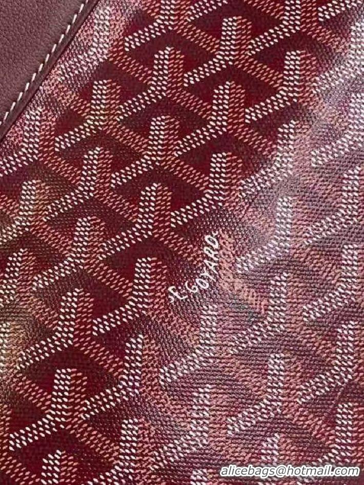 Traditional Discount Goyard Original Conti Clutch Bag 8811 Burgundy