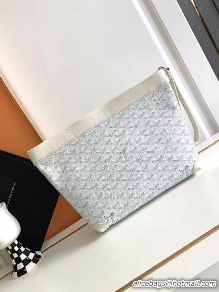 Luxurious Low Cost Goyard Original Conti Clutch Bag 8811 White