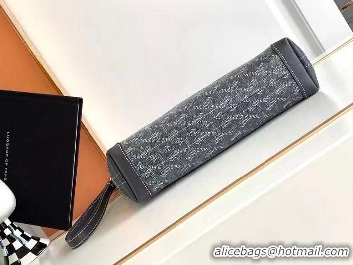 Reasonable Price Goyard Original Conti Clutch Bag 8811 Dark Grey