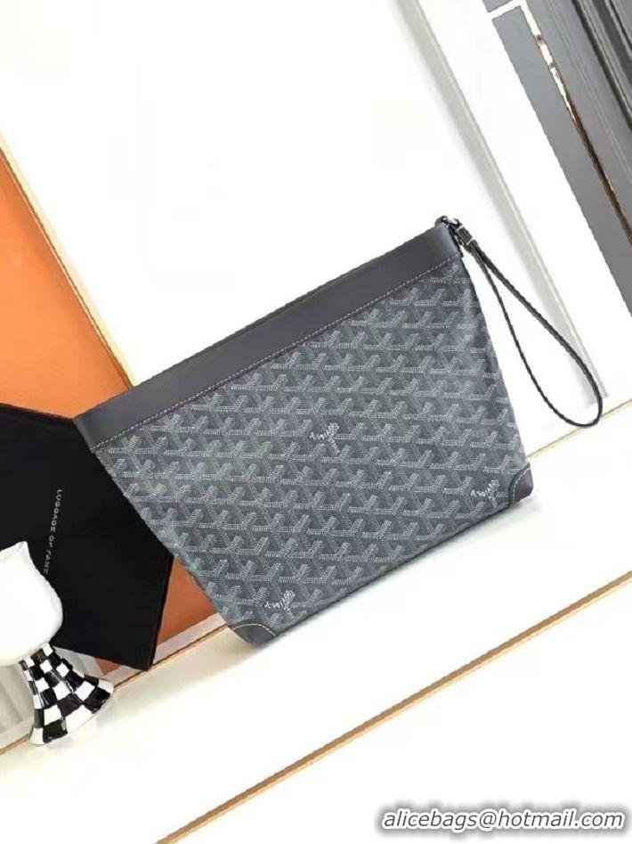 Reasonable Price Goyard Original Conti Clutch Bag 8811 Dark Grey