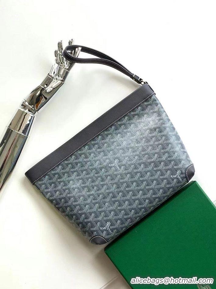 Reasonable Price Goyard Original Conti Clutch Bag 8811 Dark Grey