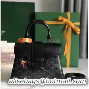 Big Discount Goyard Saigon Souple Mini Top Handle Bag 8005 Black