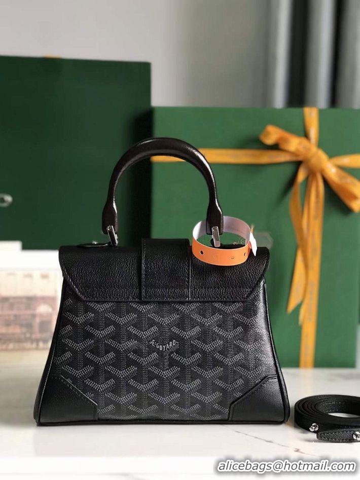 Big Discount Goyard Saigon Souple Mini Top Handle Bag 8005 Black