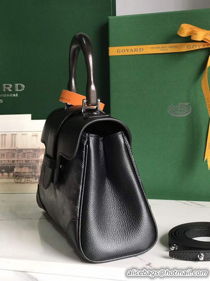 Big Discount Goyard Saigon Souple Mini Top Handle Bag 8005 Black