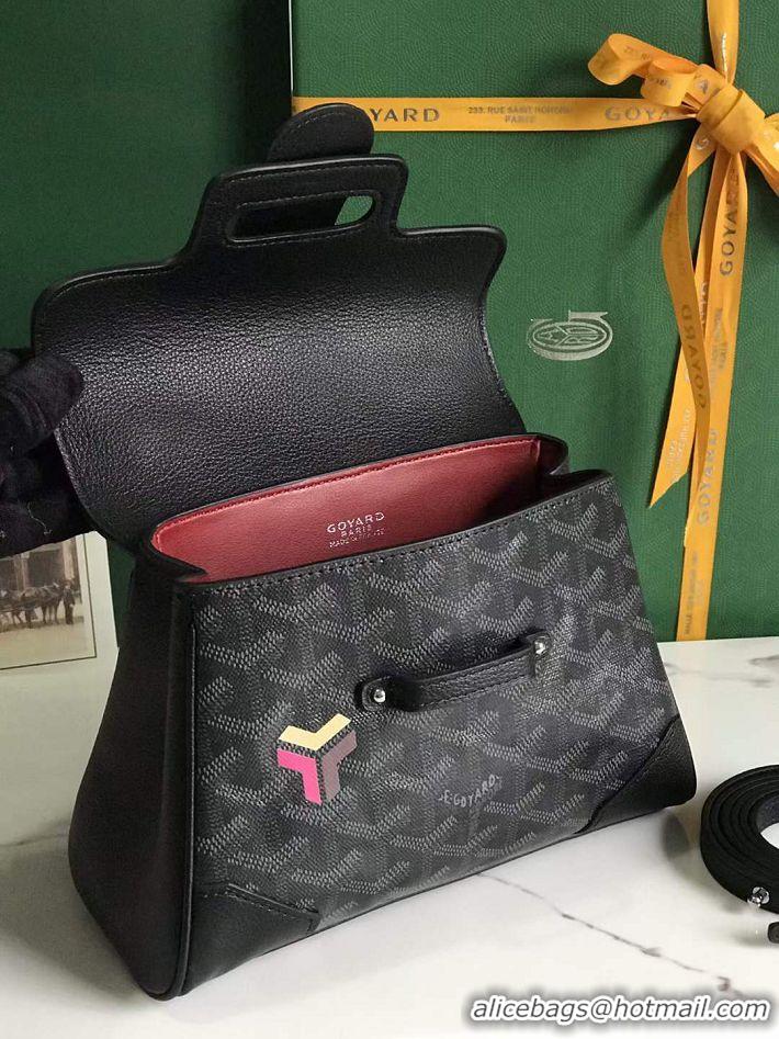 Big Discount Goyard Saigon Souple Mini Top Handle Bag 8005 Black