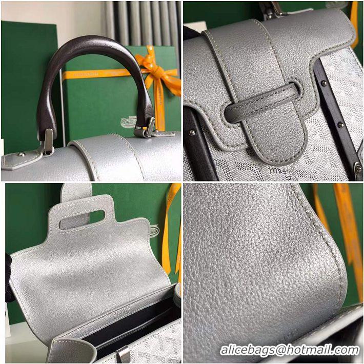 Super Quality Goyard Mini Saigon Bag Jet Black Limited 8006 Silver