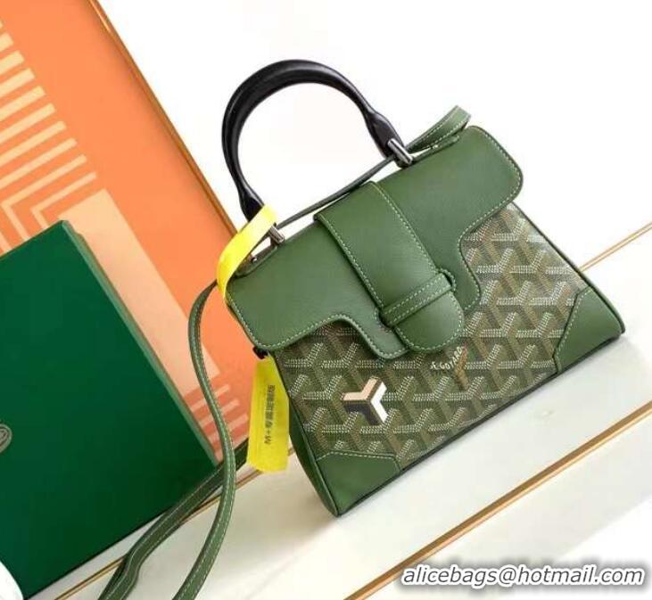 Reasonable Price Goyard Mini Saigon Souple Top Handle Bag 8005 Avocado Green