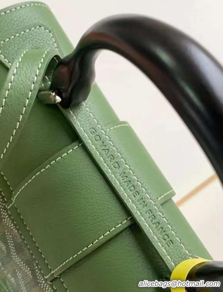 Reasonable Price Goyard Mini Saigon Souple Top Handle Bag 8005 Avocado Green