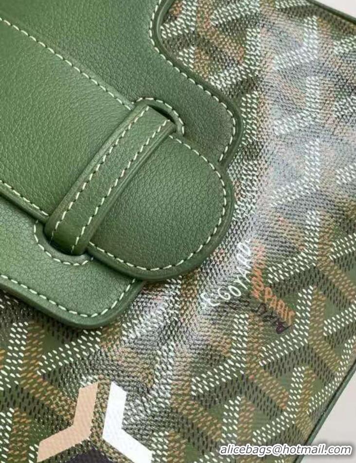 Reasonable Price Goyard Mini Saigon Souple Top Handle Bag 8005 Avocado Green