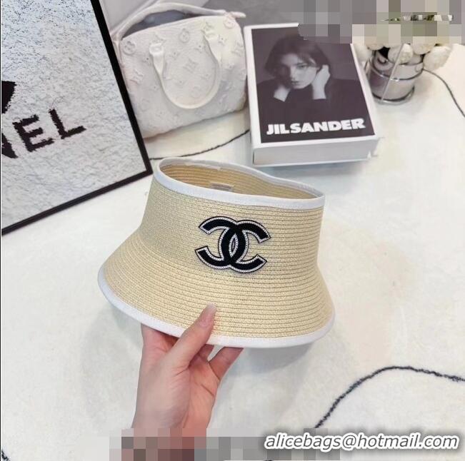 Best Price Chanel Straw Visor Hat 061309 2023