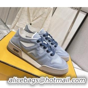 Best Grade Fendi Match Mesh Low Top Sneakers Blue 420068