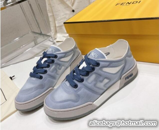 Best Grade Fendi Match Mesh Low Top Sneakers Blue 420068