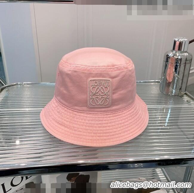 Promotional Loewe Cotton Bucket Hat 0613 Pink 2023