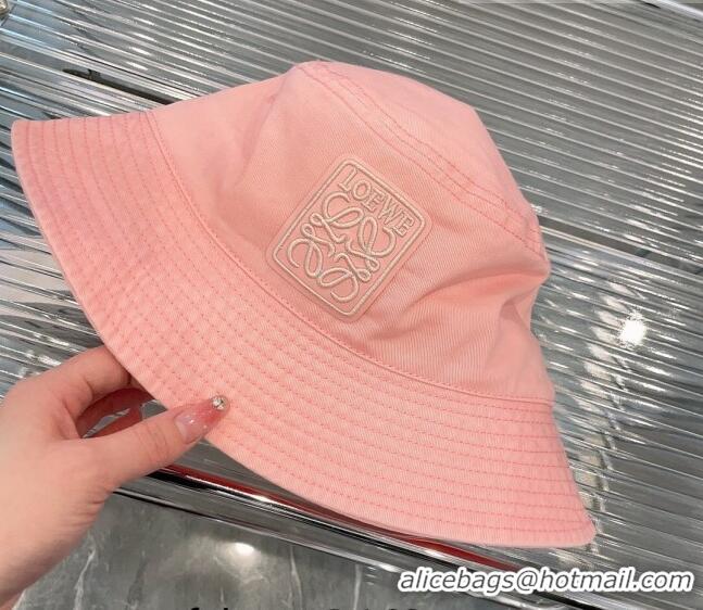 Promotional Loewe Cotton Bucket Hat 0613 Pink 2023