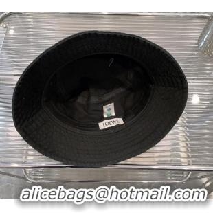 Well Crafted Loewe Cotton Bucket Hat 0613 Black 2023