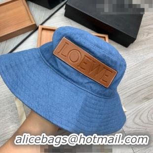 Well Crafted Loewe Denim Bucket Hat 0613 Blue 2023