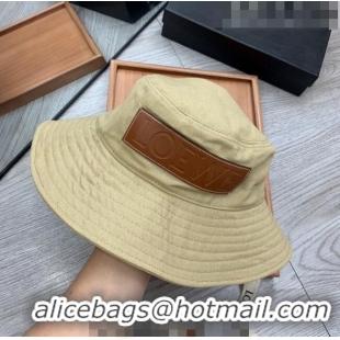 Top Quality Loewe Denim Bucket Hat 0613 Beige 2023