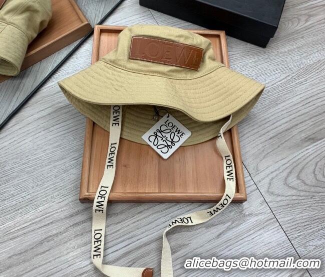 Top Quality Loewe Denim Bucket Hat 0613 Beige 2023