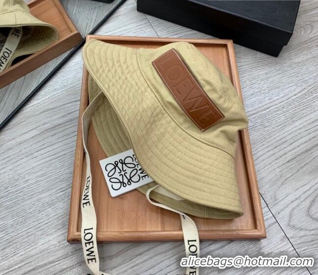 Top Quality Loewe Denim Bucket Hat 0613 Beige 2023