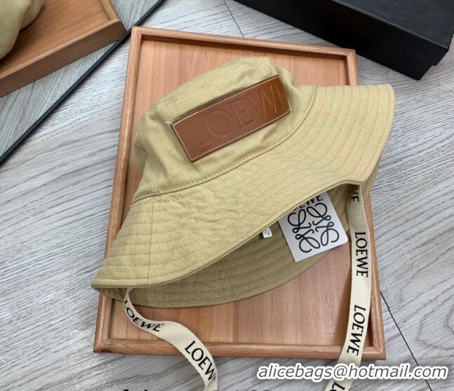 Top Quality Loewe Denim Bucket Hat 0613 Beige 2023