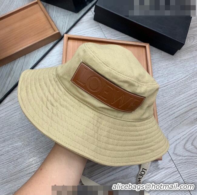 Top Quality Loewe Denim Bucket Hat 0613 Beige 2023