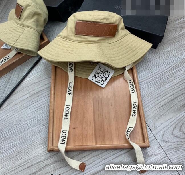 Top Quality Loewe Denim Bucket Hat 0613 Beige 2023