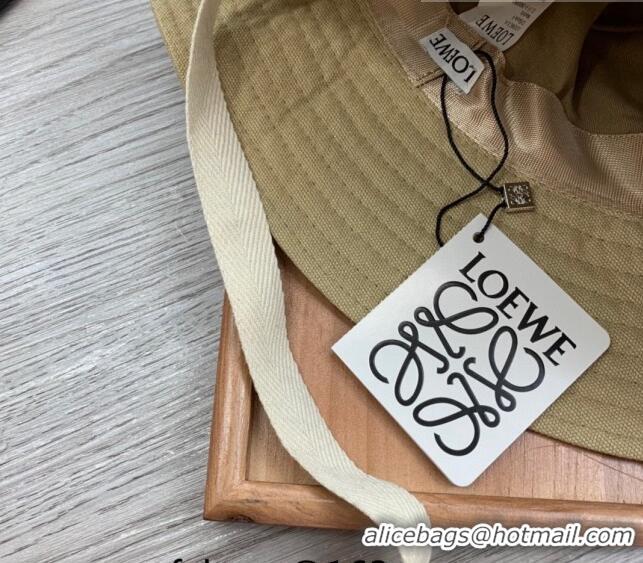 Top Quality Loewe Denim Bucket Hat 0613 Beige 2023