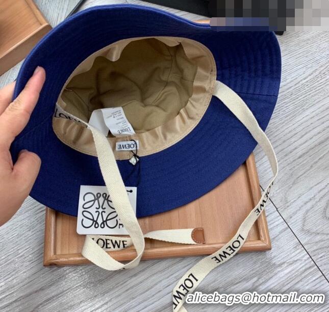 Most Popular Loewe Denim Bucket Hat 0613 Dark Blue 2023