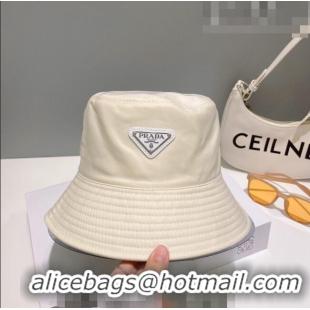 Super Quality Prada Nylon Bucket Hat 061302 Light Beige 2023