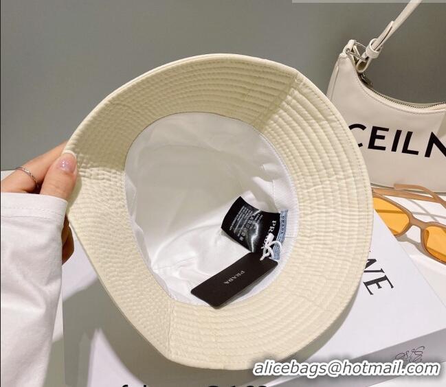 Super Quality Prada Nylon Bucket Hat 061302 Light Beige 2023