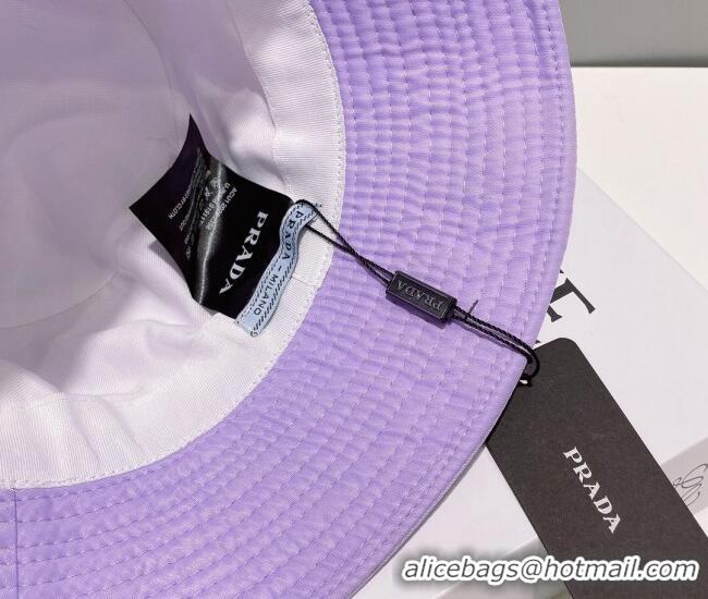 Low Cost Prada Nylon Bucket Hat 061302 Purple 2023