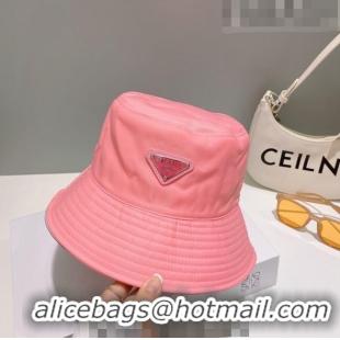 Grade Quality Prada Nylon Bucket Hat 061302 Pink 2023