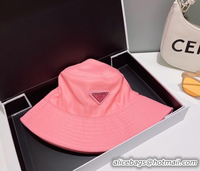 Grade Quality Prada Nylon Bucket Hat 061302 Pink 2023