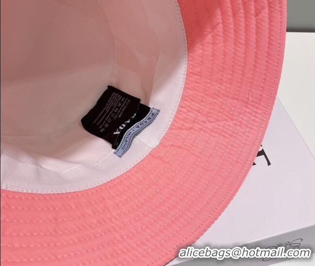 Grade Quality Prada Nylon Bucket Hat 061302 Pink 2023