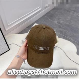 Good Product Celine Canvas Baseball Hat with Crystals C0613 Green 2023