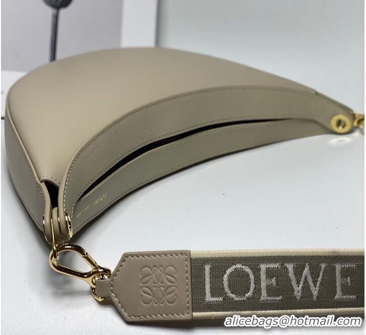 Low Cost Loewe Original Leather Shoulder Handbag 3073 Gray