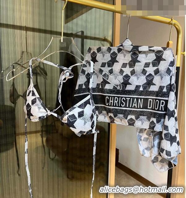 ​Buy Discount Dior Swimwear D6712 Black/White 2023