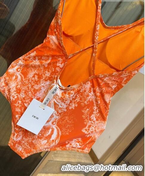 ​Top Quality Dior Swimwear D6704 Orange 2023