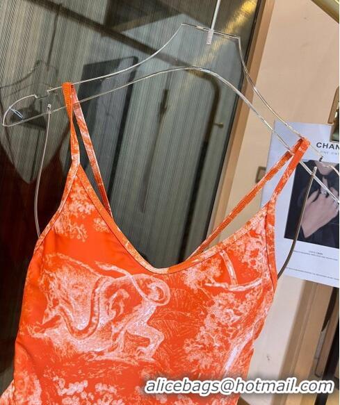 ​Top Quality Dior Swimwear D6704 Orange 2023