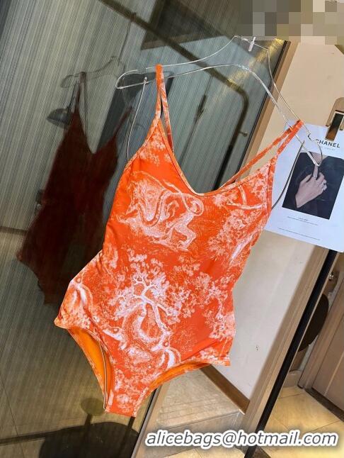 ​Top Quality Dior Swimwear D6704 Orange 2023