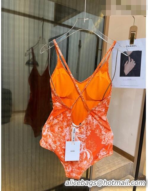 ​Top Quality Dior Swimwear D6704 Orange 2023