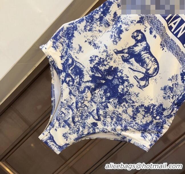 ​Good Quality Dior Toile de Jouy Swimwear 0613 Dark Blue 2023