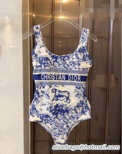 ​Good Quality Dior Toile de Jouy Swimwear 0613 Dark Blue 2023