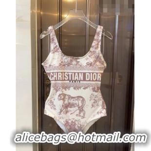 ​New Style Dior Toile de Jouy Swimwear 0613 Coffee Brown 2023