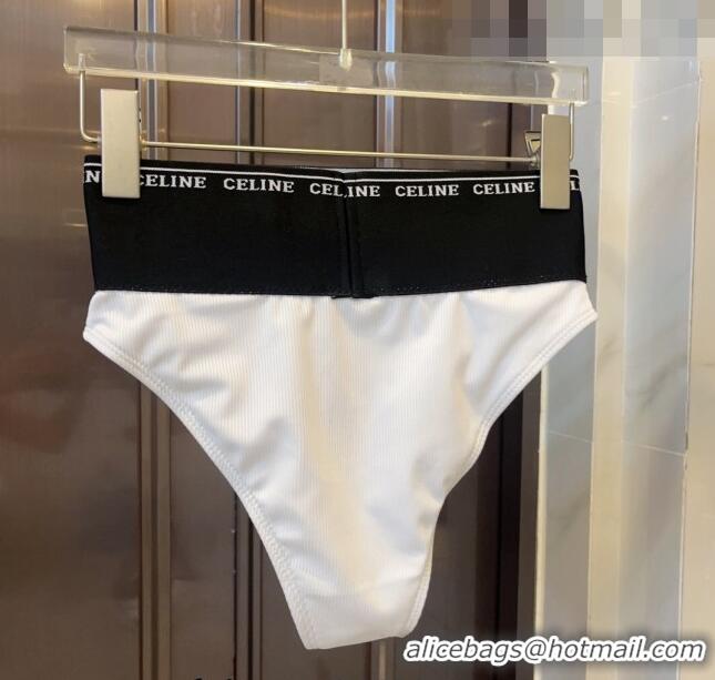 Super Quality Celine Swimwear 0613 White/Black 2023