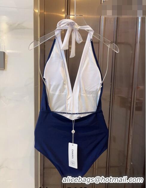 ​Luxury Discount Chanel Swimwear 0613 Blue/White 2023