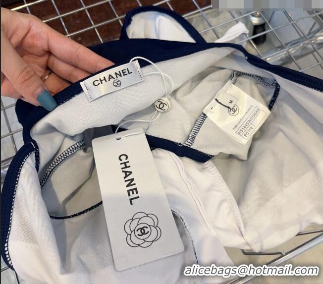 ​Luxury Discount Chanel Swimwear 0613 Blue/White 2023